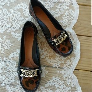 Animal Print Loafers